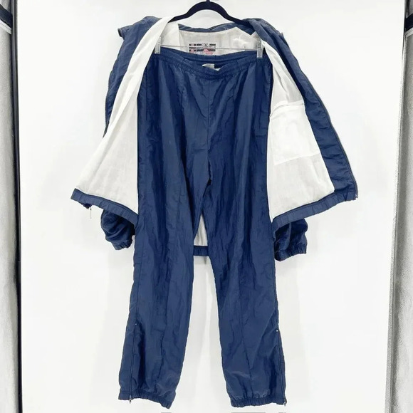 Head Windbreaker Jacket & Pants Set Unisex Size‎ L Navy Blue Full Zip Outdoor - Picture 2 of 9